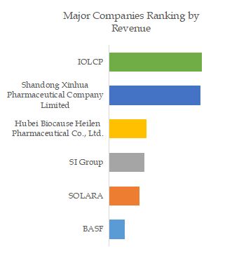 Ibuprofen API Top 6 Players Ranking and Market Share